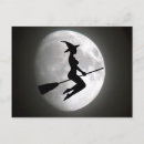 Recherche de sorcières de vol cartes postales Sorcellerie