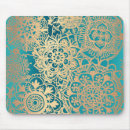 Recherche de mandala vert tapis souris Motif