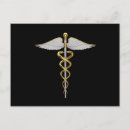 Recherche de caducée cartes postales Élégant