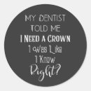 Recherche de humour dentaire autocollants Drôle
