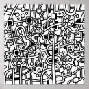 Zoek naar synapsen posters Abstract