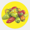 Recherche de poivrons autocollants Légume