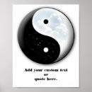 Recherche de yoga noir et blanc posters Yin yang