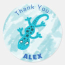 Recherche de lézard bleu autocollants Gecko