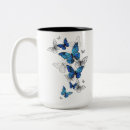 Recherche de papillon bleu morpho tasses Papillons