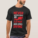 Zoek naar marine duiker tshirts Gecertificeerd