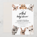 Recherche de zoom baby shower invitations Moderne