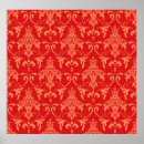 Recherche de damassé rouge art Victorien
