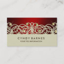 Recherche de dentelle rouge cartes visite Moderne