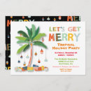 Recherche de palm tree noël invitations Plage