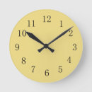 Recherche de couleurs pâles horloges Jaune pâle