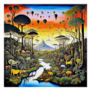 Recherche de paysage exotique posters Animaux