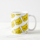 Recherche de jaune de chat tasses Moderne