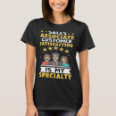 Recherche de satisfaction du client tshirts Spécialité