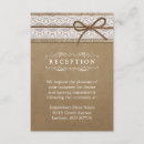 Recherche de toile jute invitations Campagne rustique