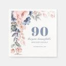 Recherche de bleu indigo serviettes Floral