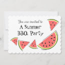 Recherche de motif de pastèque invitations Fruit