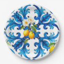 Recherche de azulejos assiettes Bleu