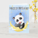 Recherche de ours panda vœux cartes D'anniversaire