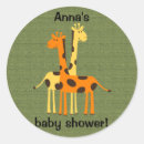 Recherche de de girafe autocollants Vert