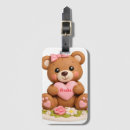 Recherche de peluche bagages étiquettes Rose