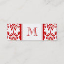 Recherche de motif de damassé cartes visite Pour elle