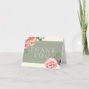 Recherche de vintage flower vœux cartes Thank you