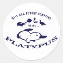 Recherche de ornithorynque autocollants Animaux