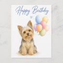 Recherche de yorkshire terrier anniversaire cartes Amoureux des chiens