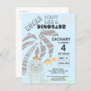 Recherche de dinosaure drôle invitations Garçon
