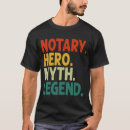 Recherche de notaire tshirts Héros