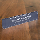 Zoek naar marineblauw naambordjes Bedrijfszaken