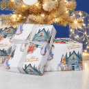 Recherche de lapins de noël papier cadeau Pour enfants