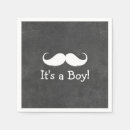 Recherche de moustaches serviettes Baby shower