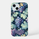 Recherche de raisins iphone coques Aquarelle