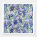 Recherche de iris serviettes Bleu