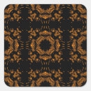 Zoek naar retro patroon stickers Bloemen
