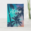 Recherche de tropical palm vœux cartes Aloha