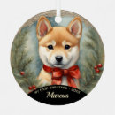 Recherche de shiba ornements Chien