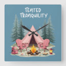 Recherche de tent horloges Feu de camp