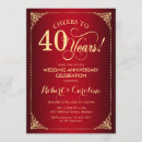 Recherche de damassé rouge invitations Élégant