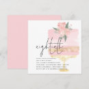 Recherche de quatre vingtième anniversaire invitations Minimaliste