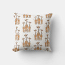 Recherche de girafe mignonne coussins Safari
