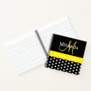 Recherche de jaune et noir carnets Féminin
