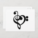 Zoek naar treble clef briefkaarten Zwart wit
