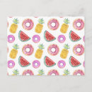 Zoek naar ananas patroon briefkaarten Tropische vruchten
