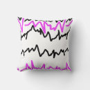 Recherche de lignes de zigzag coussins Élégant