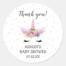 Zoek naar gezicht baby stickers Eenhoorn
