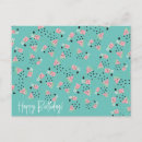 Recherche de motif girly cartes postales Été