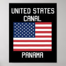Recherche de canal panama posters Drapeau américain